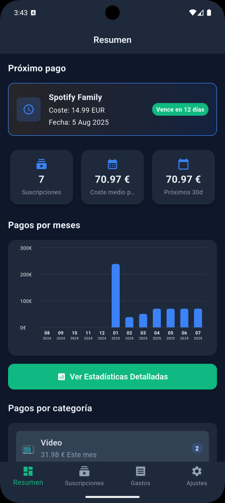 ZenSubs Screenshot 1