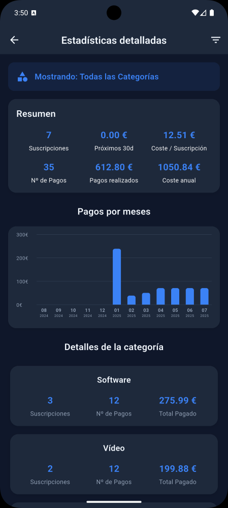 ZenSubs Screenshot 2