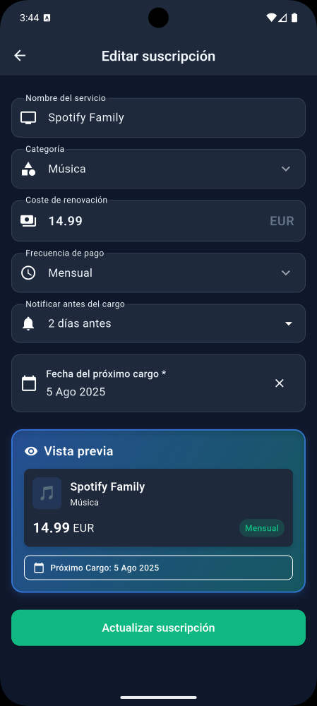 ZenSubs Screenshot 4